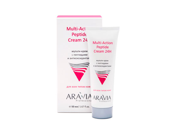 ARAVIA Professional Мульти-крем с пептидами и антиоксидантным комплексом для лица Multi-Action Peptide Cream