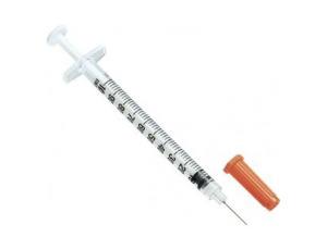 Шприц SFM U100 0,5 мл 29G инсулиновый с интегрированной иглой ( 3-х комп.)