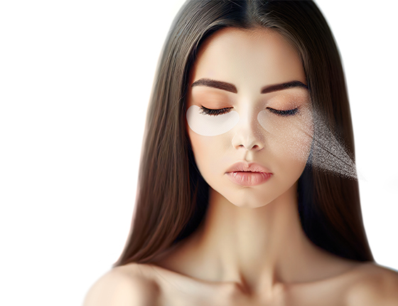 Набор коллагеновых пленок для глаз со спреем-активатором-Disappearing collagen film (СРОК 11/25)  Набор коллагеновых пленок для глаз со спреем-активатором-Disappearing collagen film (СРОК 11/25)