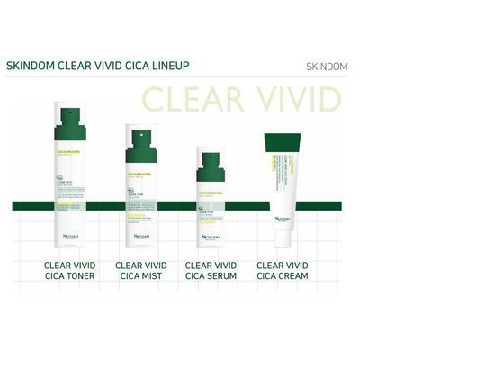 Clear Vivid Cica Serum - Сыворотка для лица, выравнивающая цвет кожи Clear Vivid Cica Serum - Сыворотка для лица, выравнивающая цвет кожи