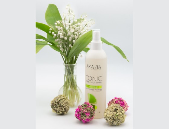 ARAVIA Professional Тоник для очищения и увлажнения кожи с мятой и ромашкой