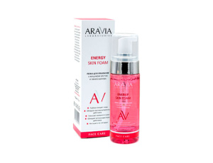 ARAVIA Laboratories Пенка для умывания с муцином улитки и гинкго билоба Energy Skin Foam ARAVIA Laboratories Пенка для умывания с муцином улитки и гинкго билоба Energy Skin Foam