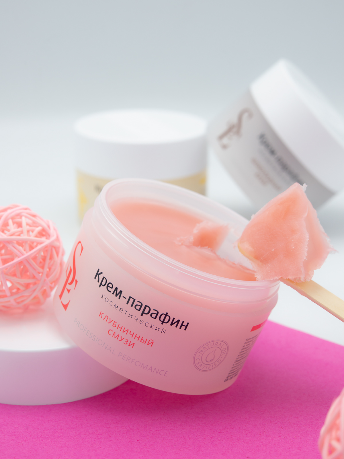 Start Epil Крем-парафин "Клубничный смузи"