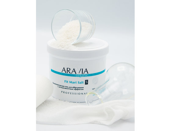 ARAVIA Organic Бальнеологическая соль для обёртывания с антицеллюлитным эффектом Fit Mari Salt