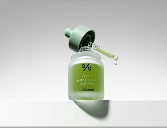Веганская ампула с салициловой кислотой и матчей Dr.Ceuracle Vegan BHA Matcha Ampoule