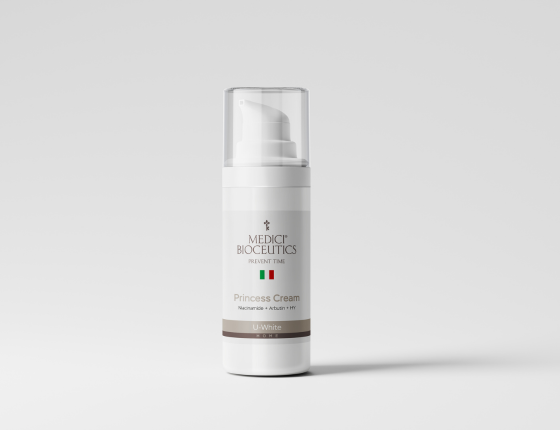 Осветляющий, увлажняющий крем для лица - Princess cream Niacinamide