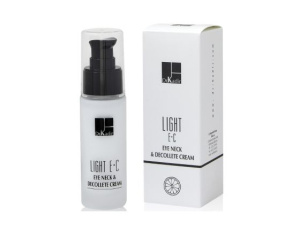 Крем для области вокруг глаз и шеи c витаминами Е+С Dr. Kadir - Light E+C Eye Neck & Decolte Cream