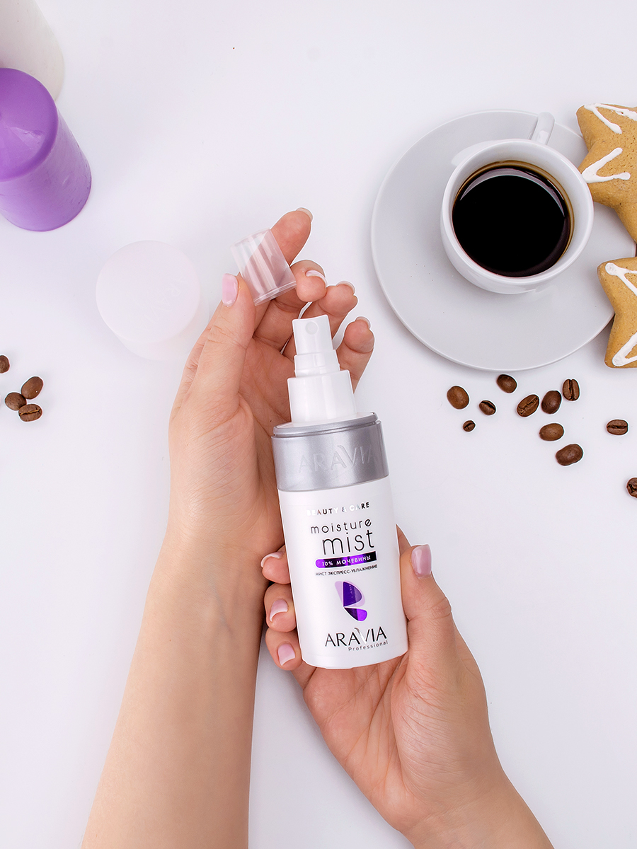 ARAVIA Professonal Мист экспресс-увлажнение с мочевиной 10% Moisture Mist, 150 мл