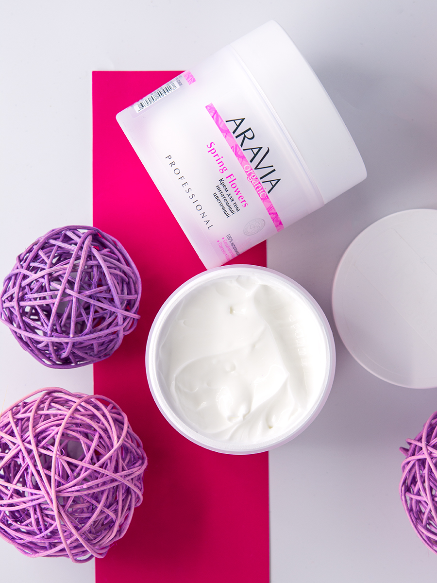 ARAVIA Organic Крем для тела питательный цветочный Spring Flowers