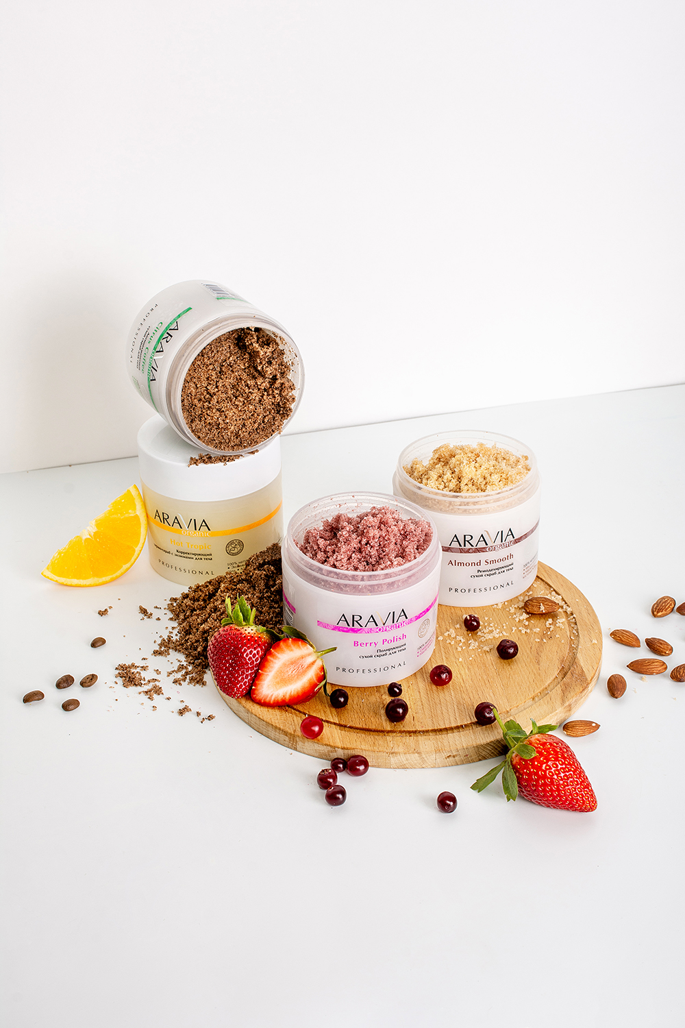 ARAVIA Organic Ремоделирующий сухой скраб для тела Almond Smooth ARAVIA Organic Ремоделирующий сухой скраб для тела Almond Smooth