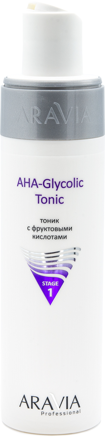 ARAVIA Professional Тоник с фруктовыми кислотами AHA  - Glycolic Tonic, 250 мл