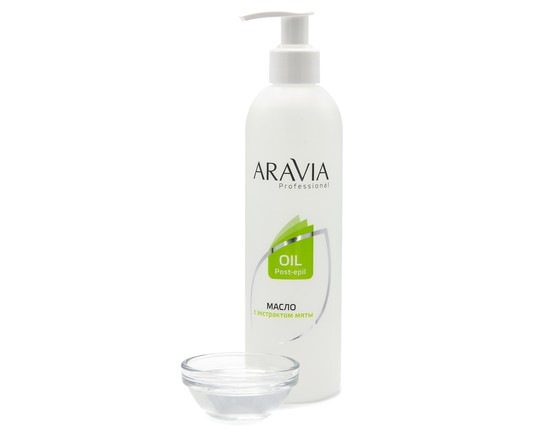 Масло после депиляции с экстрактом мяты