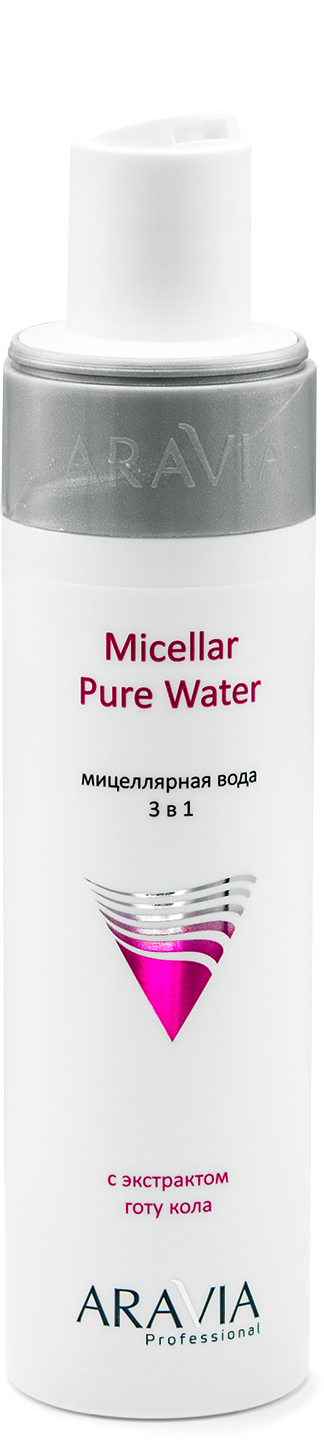 ARAVIA Professional Мицеллярная вода 3 в 1 Micellar Pure Water с экстрактом готу кола