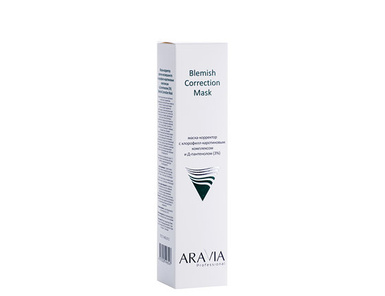 ARAVIA Professional Маска-корректор против несовершенств с хлорофилл-каротиновым комплексом и Д-пантенолом (3%) Blemish Correction Mask