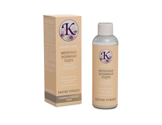 МОЛОЧНАЯ ЭНЗИМНАЯ ПУДРА для умывания с экстрактом белой ивы и зеленого чая