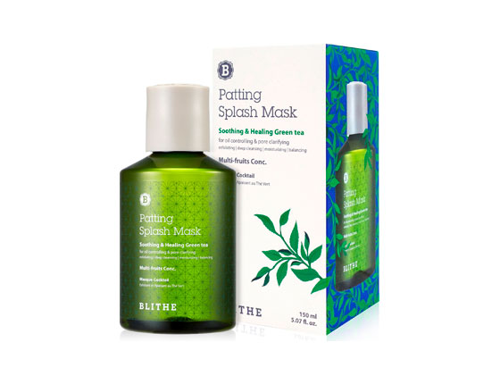 Сплэш-маска для восстановления Blithe Soothing and Healing Green Tea Splash Mask