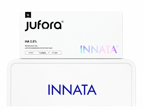 JUFORA INNATA® 0.8% (ultra pure high molecular 1.4—2.1 mda )