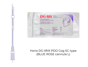 Нити DG-Lift® PDO Cog SC-type (BLUE ROSE cannula L)