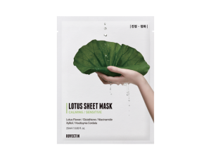 Успокаивающая тканевая маска для лица с экстрактом лотоса - Calming Lotus Sheet Mask (М)