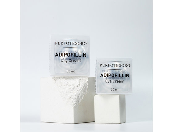 Высокоэффективный антивозрастной крем для кожи вокруг глаз PERFOTESORO с ADIPOFILLIN