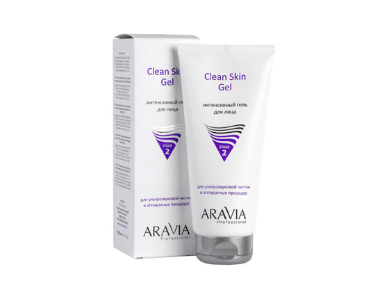 ARAVIA Professional Интенсивный гель для ультразвуковой чистки лица и аппаратных процедур Clean Skin Gel ARAVIA Professional Интенсивный гель для ультразвуковой чистки лица и аппаратных процедур Clean Skin Gel