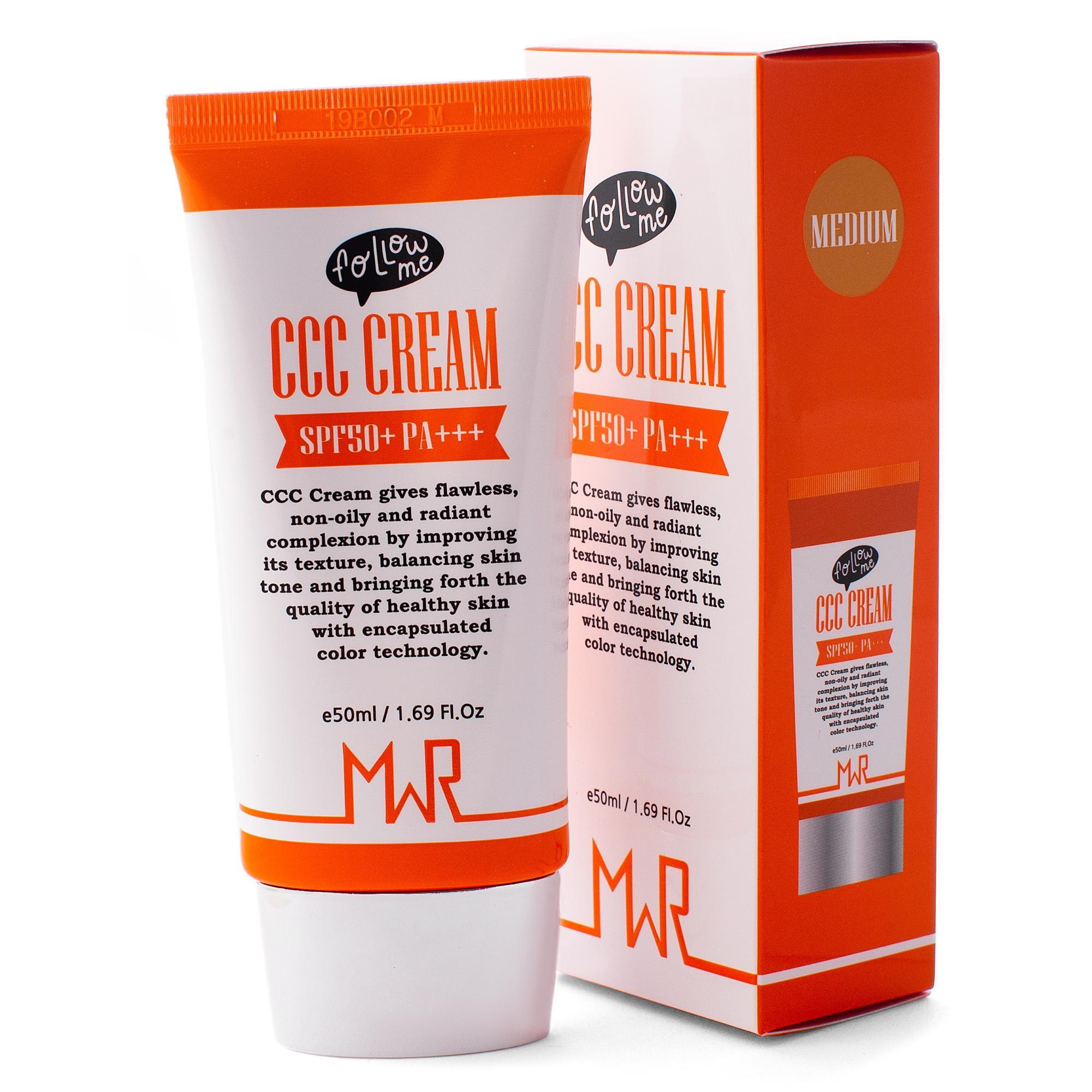 MWR Корректирующий крем для лица ССС Cream SPF50+ (medium)