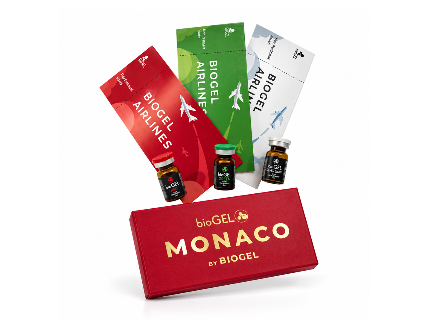 Препарат для биоревитализации bioGEL MONACO (RED, GREEN, SILVER LIGNT) (М)