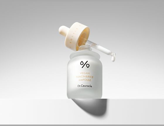 Веганская ампула с ниацинамидом и экстрактом риса Dr.Ceuracle Vegan Niacin  Rice Ampoule (М)