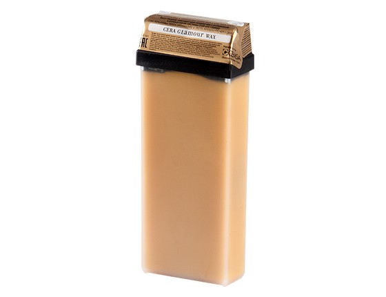 Пленочный воск с золотистым порошком и аргановым маслом