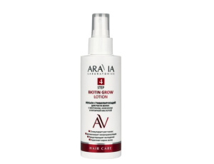 Лосьон стимулирующий для роста волос с биотином, кофеином и янтарной кислотой Biotin Grow Lotion