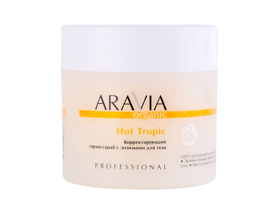 ARAVIA Organic Корректирующий термо-скраб с энзимами для тела Hot Tropic