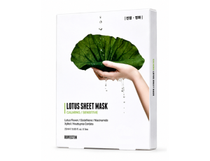 Набор успокаивающих тканевых масок для лица с экстрактом лотоса, Rovectin Calming Lotus Sheet Mask