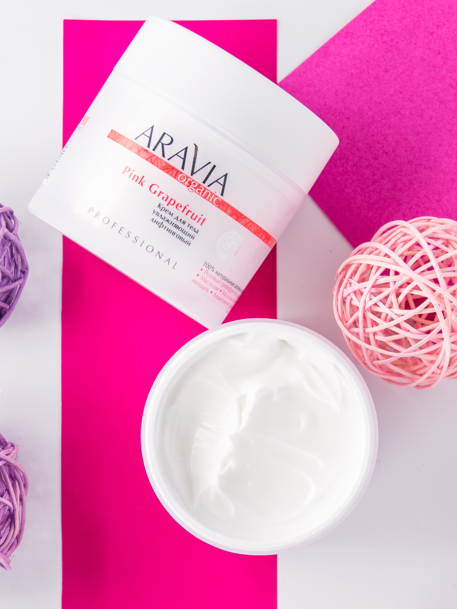 ARAVIA Organic Крем для тела увлажняющий лифтинговый Pink Grapefruit ARAVIA Organic Крем для тела увлажняющий лифтинговый Pink Grapefruit