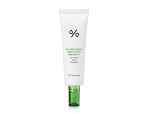 Солнцезащитный крем с чайным деревом, маскирующий покраснения Tea Tree Purifine Green Up Sun SPF 50 PA++++ Солнцезащитный крем с чайным деревом, маскирующий покраснения Tea Tree Purifine Green Up Sun SPF 50 PA++++
