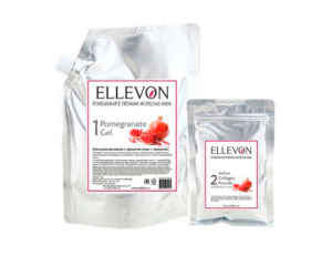 ELLEVON POMEGRANAT PREMIUM MODELING MASK - Премиум альгинатная маска с гранатом
