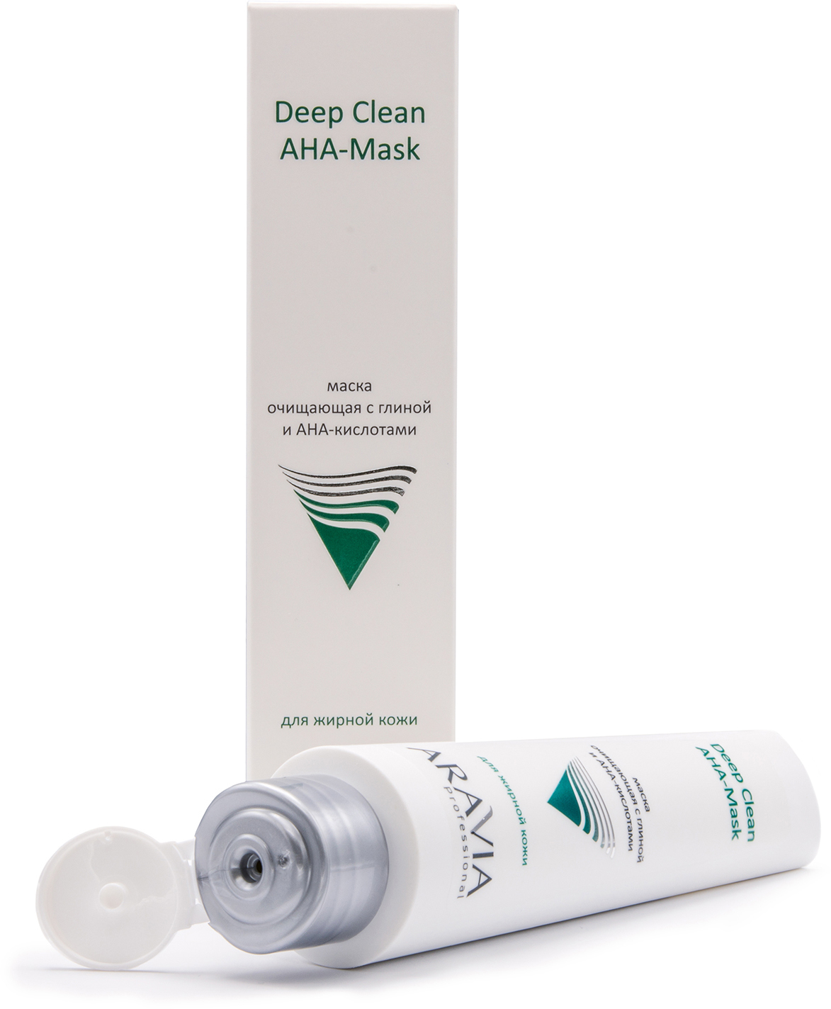 ARAVIA Professional Маска очищающая с глиной и AHA-кислотами для лица Deep Clean AHA-Mask