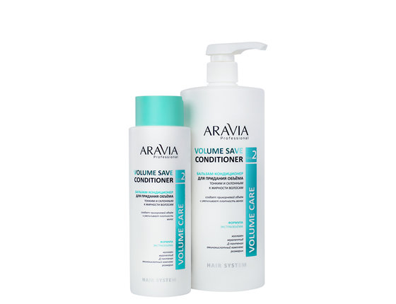 ARAVIA Professional Бальзам-кондиционер для придания объема тонким, склонным к жирности волосам Volume Save Conditioner