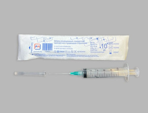 Шприц стандартный 3-копм. одноразовый Луер Слип