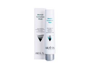ARAVIA Professional Маска-корректор против несовершенств с хлорофилл-каротиновым комплексом и Д-пантенолом (3%) Blemish Correction Mask ARAVIA Professional Маска-корректор против несовершенств с хлорофилл-каротиновым комплексом и Д-пантенолом (3%) Blemish Correction Mask