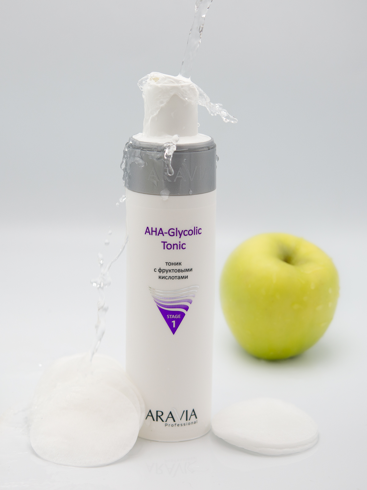 ARAVIA Professional Тоник с фруктовыми кислотами AHA  - Glycolic Tonic, 250 мл