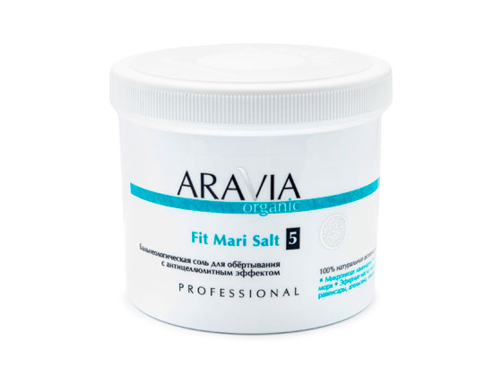 ARAVIA Organic Бальнеологическая соль для обёртывания с антицеллюлитным эффектом Fit Mari Salt